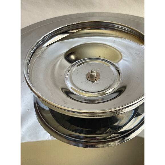 Vintage Lazy Susan Heritage House Kromax Glass - Picture 7 of 7